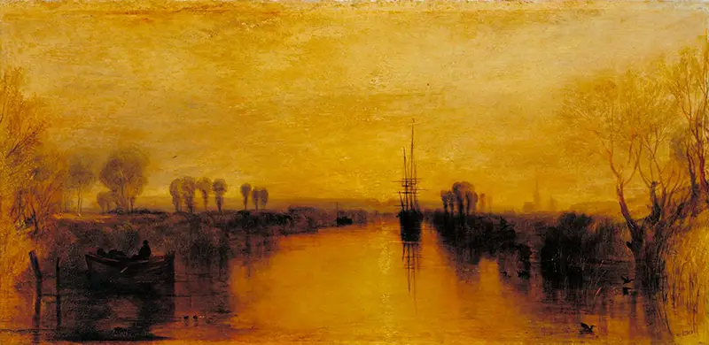 Chichester Canal in Detail JMW Turner